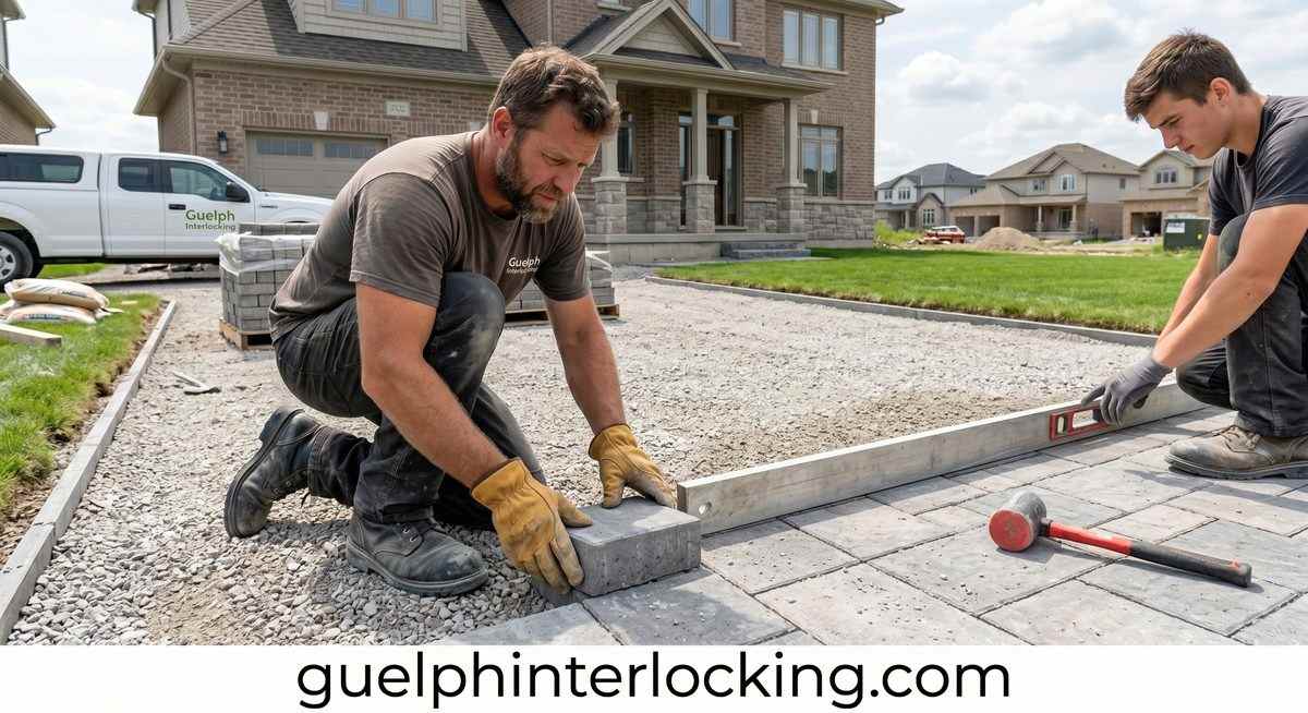 Interlocking stone work in Guelph — 3